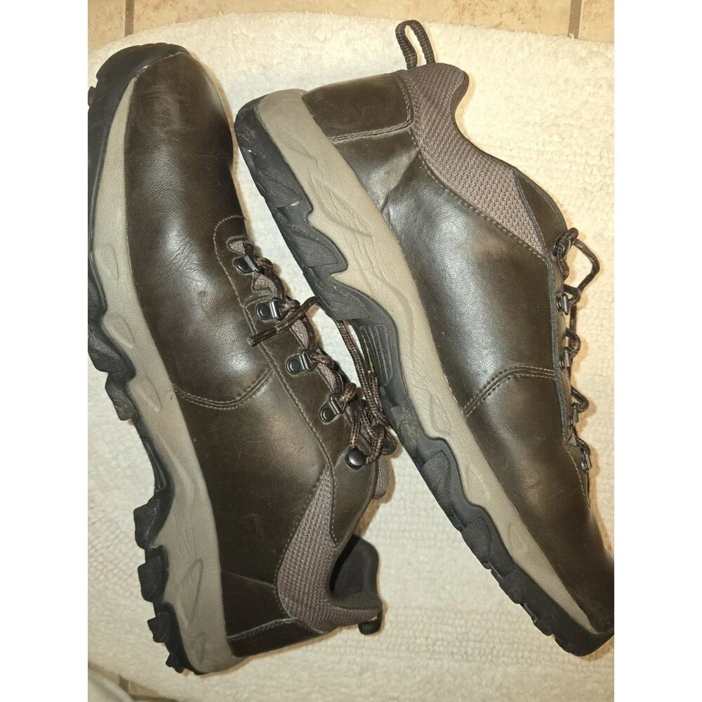 Columbia BM1729-231 Waterproof Leather Hiking Shoes Men’s 17 Omni-Grip Brown EUR